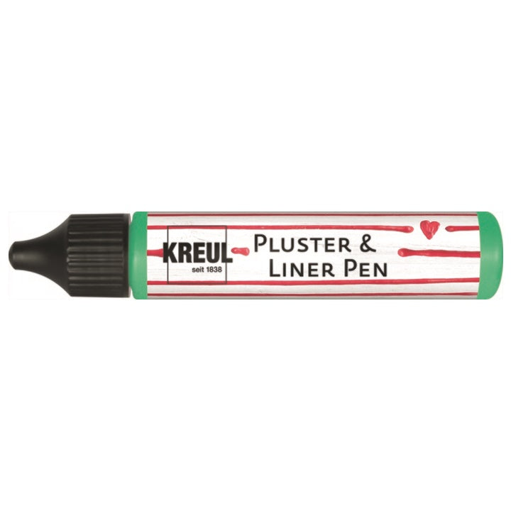 Pufna olovka PicTixx Pluster a LinerPen – rubin crvena