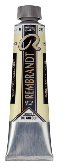 Uljana boja Rembrandt 40 ml – Nickel Titanium Yellow Light