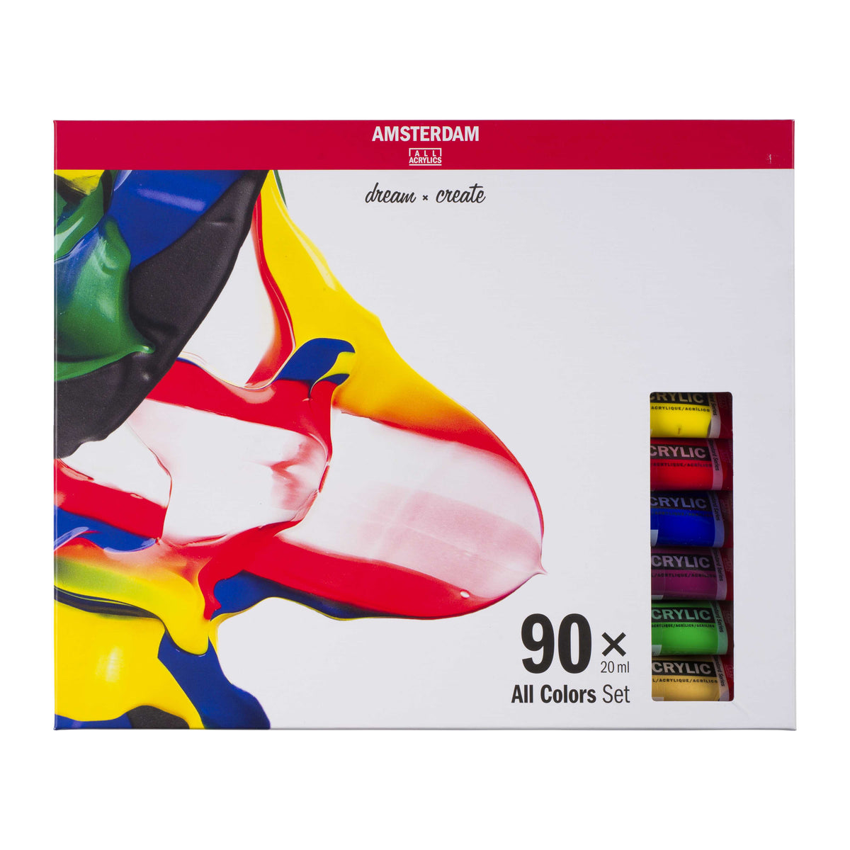 ROYAL TALENS Amsterdam set akrilnih boja All Colors 90 x 20 ml