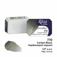 Akvarelne boje Rosa Gallery posudica 2.5 ml – Carbon Black panvička