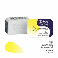 Akvarelne boje Rosa Gallery posudica 2.5 ml – Azo Yellow panvička