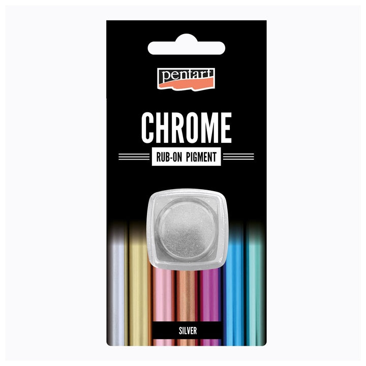 Rub-on chrómový prášok Pentart 0.5 g | rôzne farby — obrázok 2