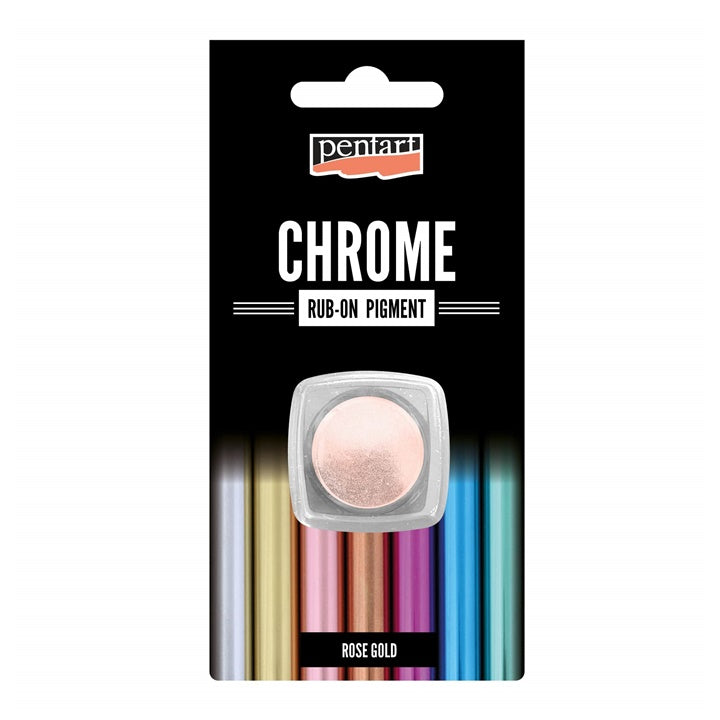 Rub-on kromirani prah Pentart 0.5 g | razne boje — slika 2