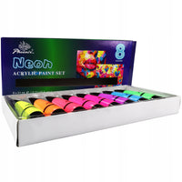 Sada 8 akrilnih boja Phoenix neon 8 x 21 ml