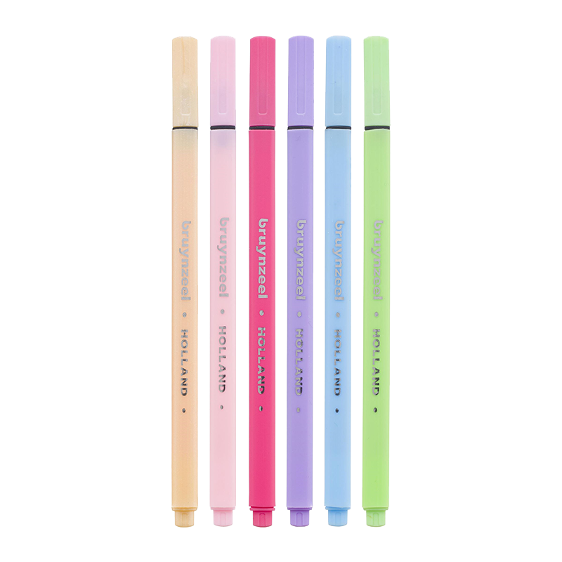 Sada finelinera Bruynzeel pastelne boje – 6 kom / 0,4 mm