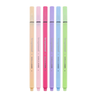 Sada finelinera Bruynzeel pastelne boje – 6 kom / 0,4 mm