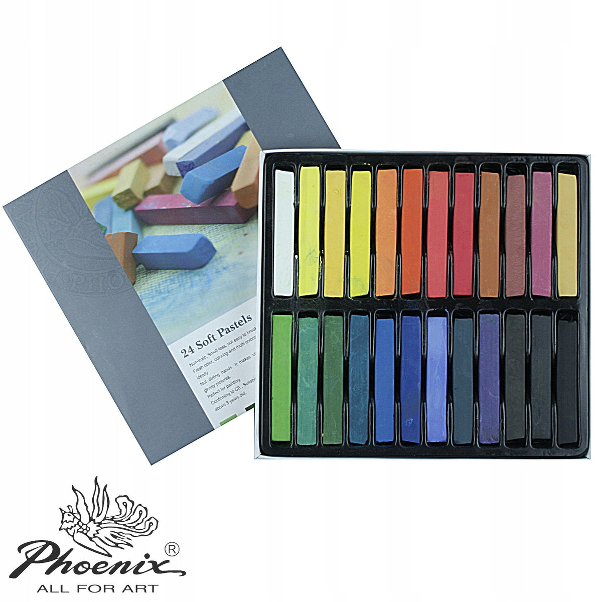 Sada suhih pastela Phoenix 24 kom