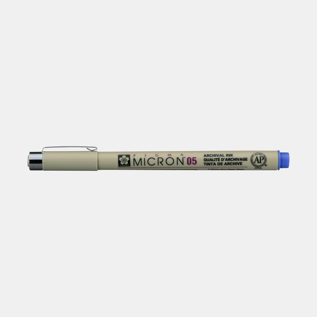 Sakura Pigma Micron 05 fineliner 0,45 mm – set od 6 boja – Plava