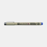 Sakura Pigma Micron 05 fineliner 0,45 mm – set od 6 boja – Plava