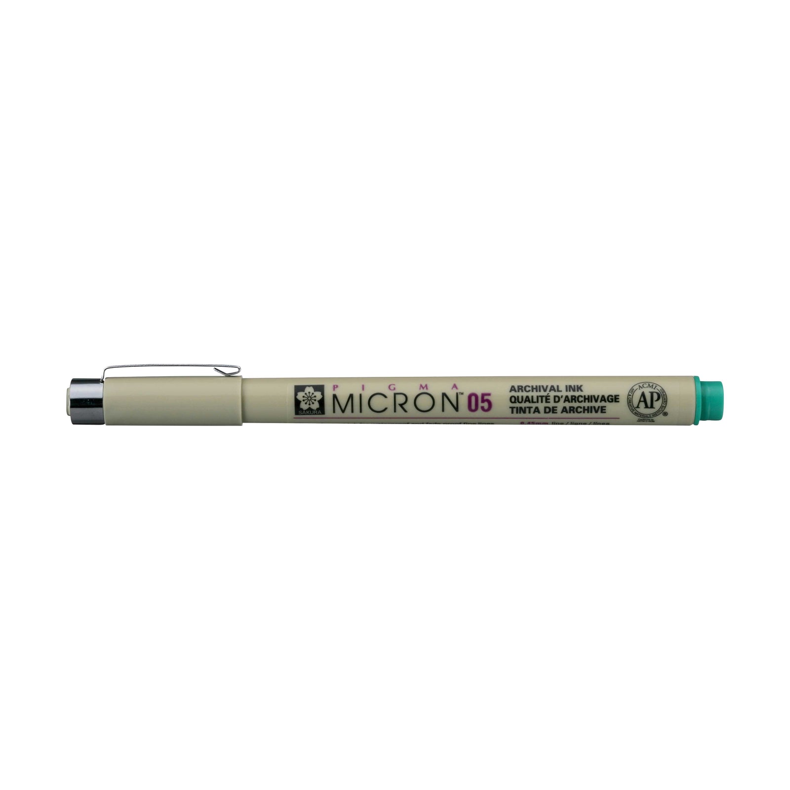 Sakura Pigma Micron 05 fineliner 0,45 mm – set od 6 boja – Zelena