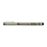 Sakura Pigma Micron 05 fineliner 0,45 mm – set od 6 boja – Lovačko zelena
