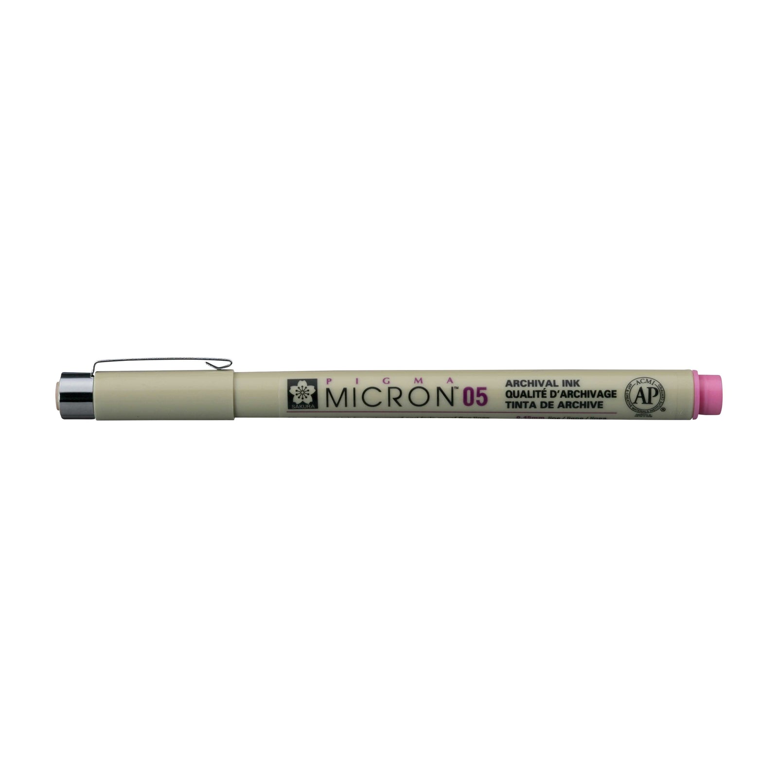 Sakura Pigma Micron 05 fineliner 0,45 mm – set od 6 boja – Ružičasta