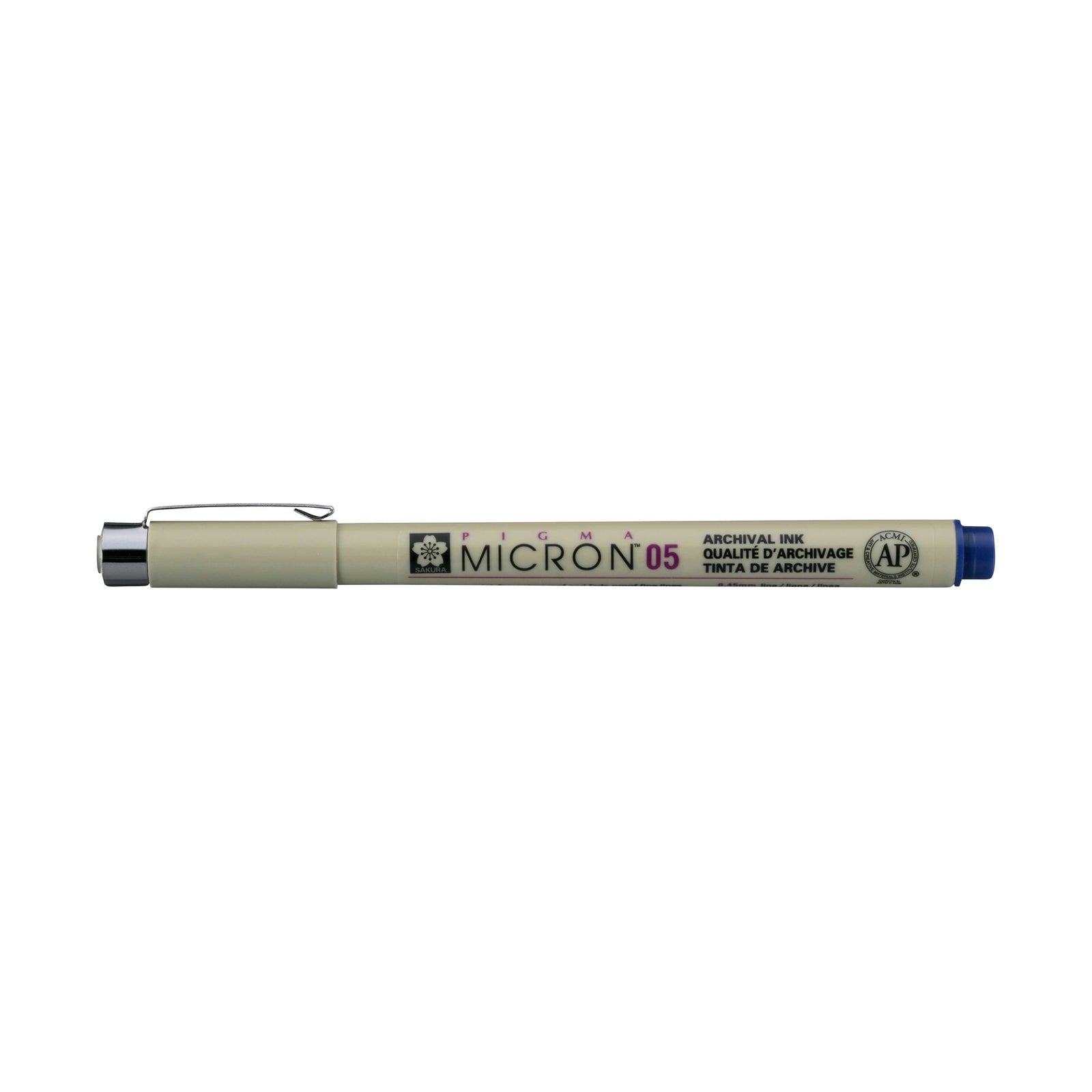 Sakura Pigma Micron 05 fineliner 0,45 mm – set od 6 boja – Kraljevsko plava