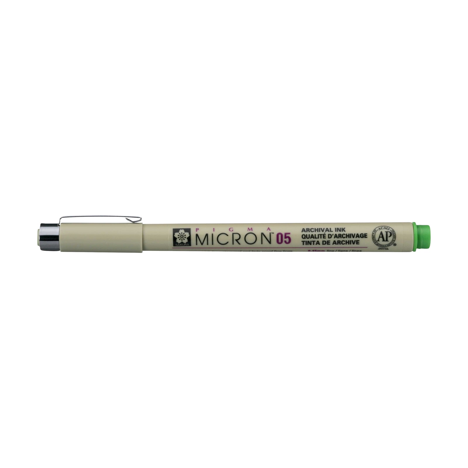Sakura Pigma Micron 05 fineliner 0,45 mm – set od 6 boja – Žuta