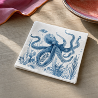 Salvete za decoupage s motivom morskih životinja – hobotnica