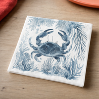 Salvete za decoupage s motivom morskih životinja – rak
