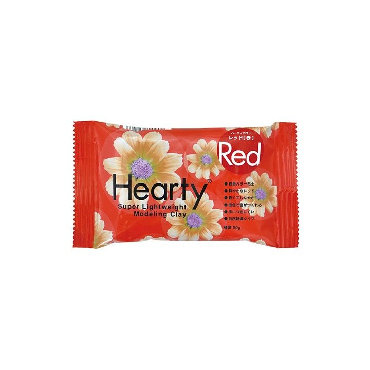 Samostvrdnjavajuća masa ultralagana Hearty Padico 50 g – crvena