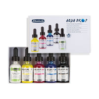 Schmincke AQUA DROP set u kartonskom pakiranju, 5 x 30 ml (primarne boje) + pokrivna bijela