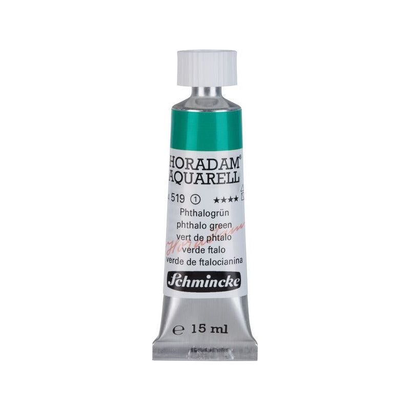 Schmincke Horadam akvarelna boja u tubi 15 ml - Onetz – 519 Ftalo zelena