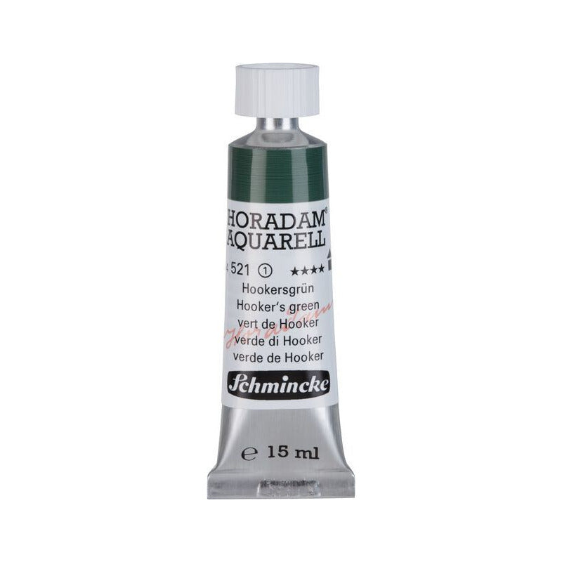 Schmincke Horadam akvarelna boja u tubi 15 ml - Onetz – 521 Hookerova zelena