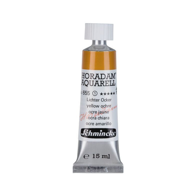 Schmincke Horadam akvarelna boja u tubi 15 ml - Onetz – 655 Žuti oker