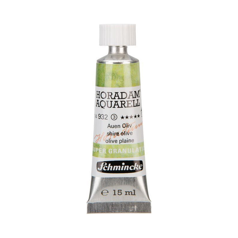 Schmincke Horadam akvarelna boja u tubi 15 ml - Onetz – 932 Shire maslinasta