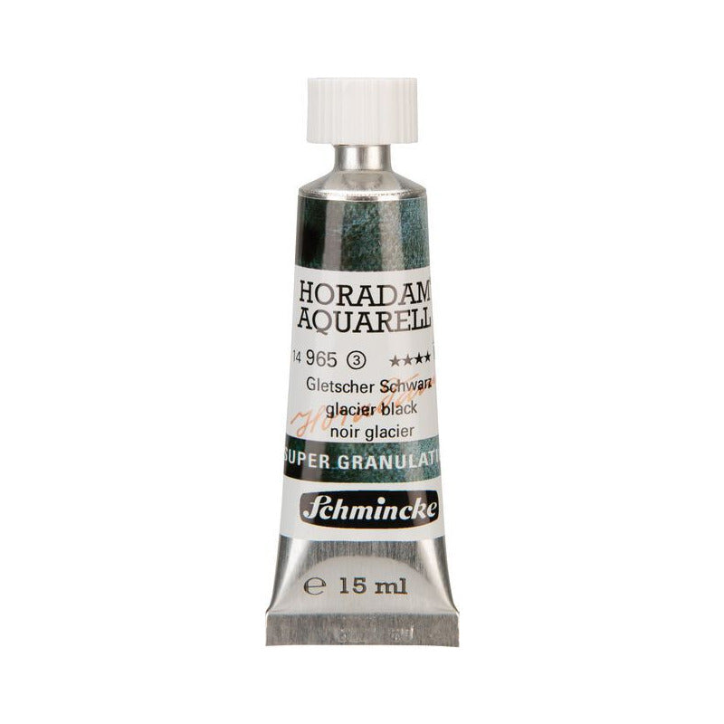 Schmincke Horadam akvarelna boja u tubi 15 ml - Onetz – 965 Ledenjačka crna