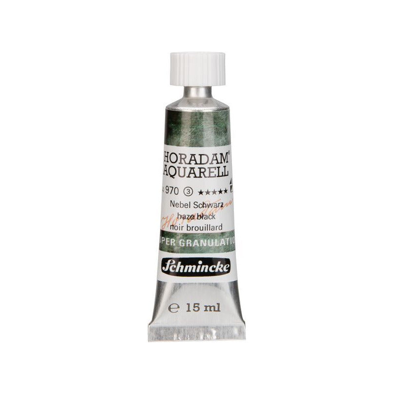 Schmincke Horadam akvarelna boja u tubi 15 ml - Onetz – 970 Magla crna