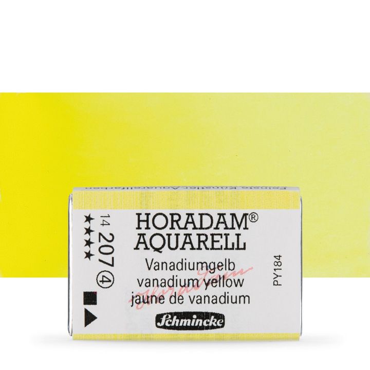 Schmincke Horadam akvarelne boje u cijeloj posudici – 207 vanadium žltá