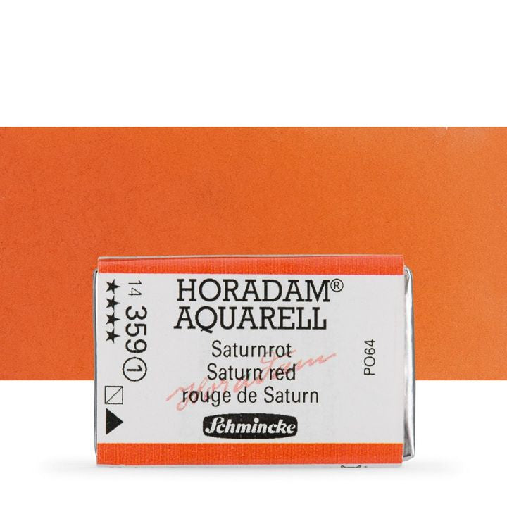 Schmincke Horadam akvarelne boje u cijeloj posudici – 359 Saturn crvena