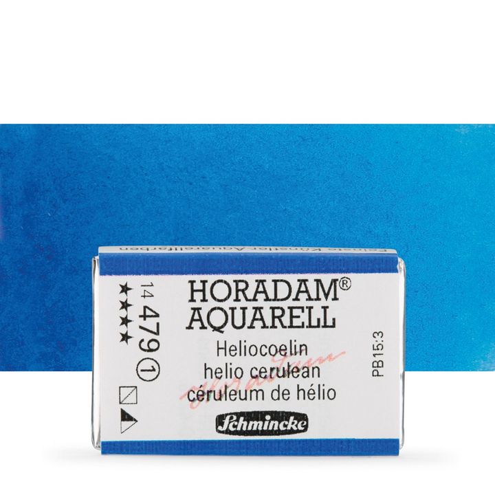 Schmincke Horadam akvarelne boje u cijeloj posudici – 479 helio azurna