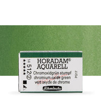 Schmincke Horadam akvarelne boje u cijeloj posudici – 512 chromium oxide zelena