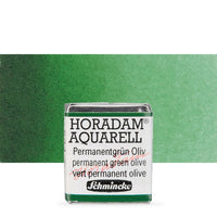 Akvarel boje Schmincke Horadam pola posudice – 534 Permanent Green Olive