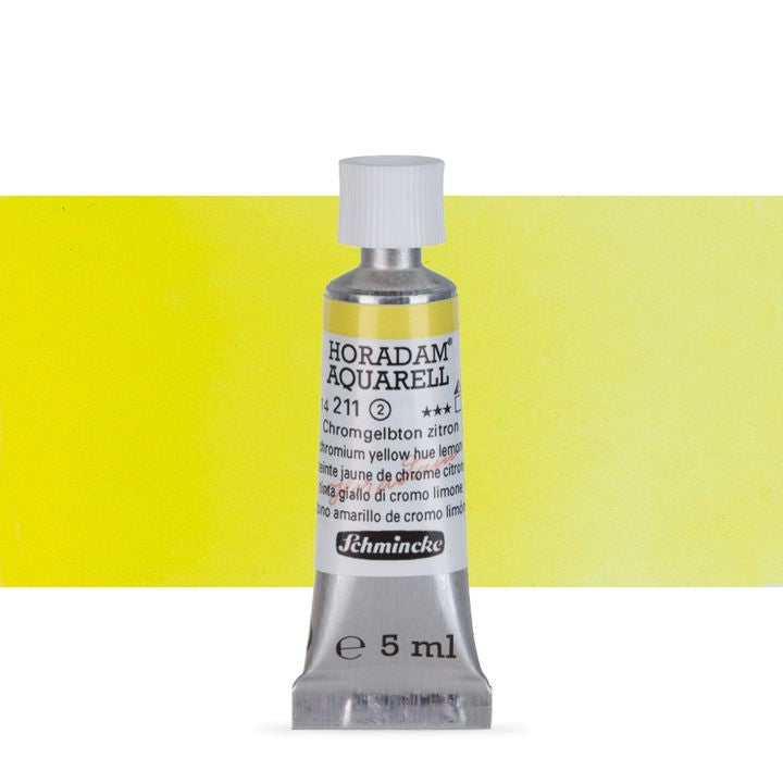 Schmincke Horadam akvarelne boje u tubi 5 ml – 211 krom žuta hue limun