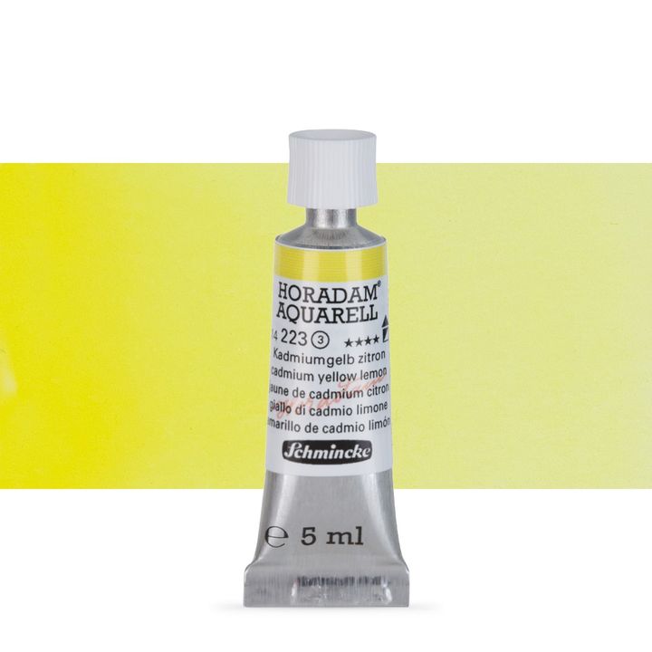 Schmincke Horadam akvarelne boje u tubi 5 ml – 223 kadmij limun žuta