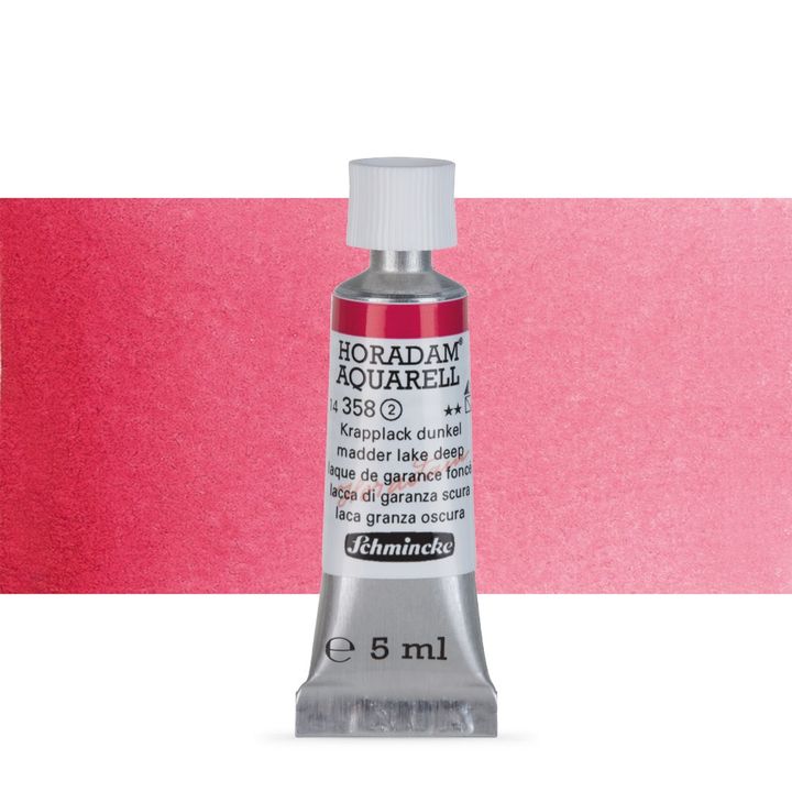 Schmincke Horadam akvarelne boje u tubi 5 ml – 358 madder lake tamna