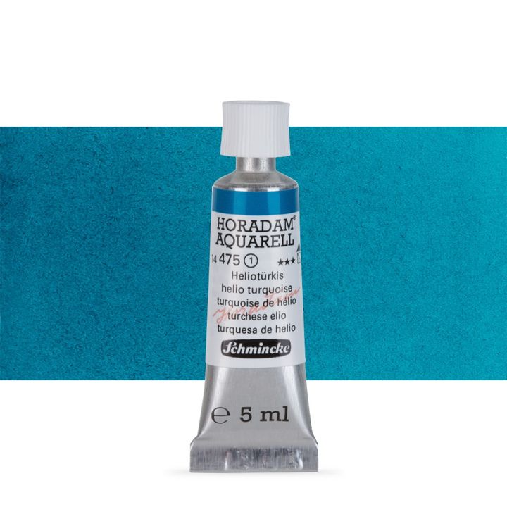 Schmincke Horadam akvarelne boje u tubi 5 ml – 475 helio tirkizna