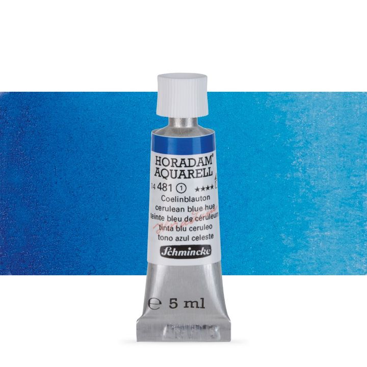 Schmincke Horadam akvarelne boje u tubi 5 ml – 481 cerulean plava hue