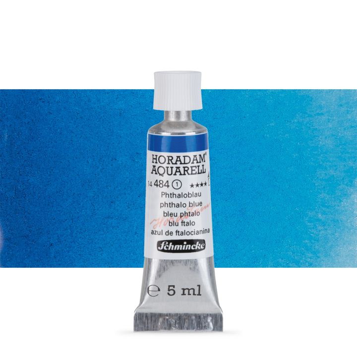 Schmincke Horadam akvarelne boje u tubi 5 ml – 484 ftalo plava