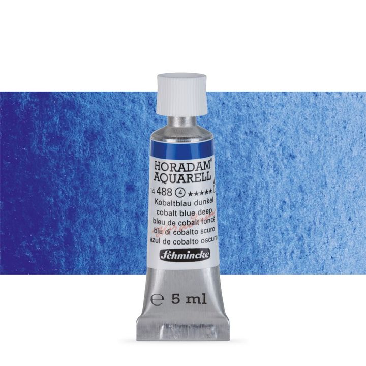 Schmincke Horadam akvarelne boje u tubi 5 ml – 488 kobaltovomodrá sýta