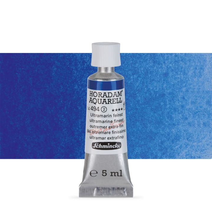 Schmincke Horadam akvarelne boje u tubi 5 ml – 494 najfinija ultramarin