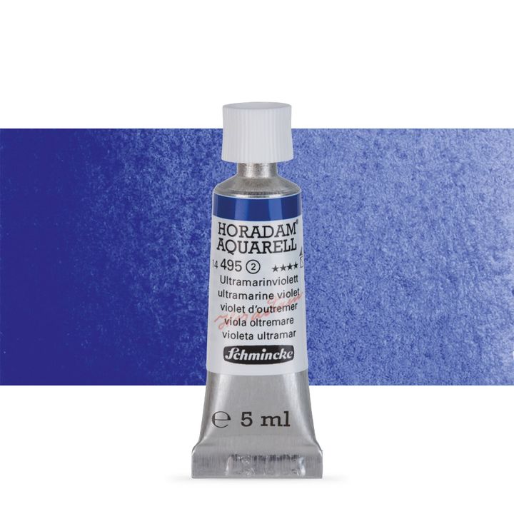 Schmincke Horadam akvarelne boje u tubi 5 ml – 495 ultramarin ljubičasta