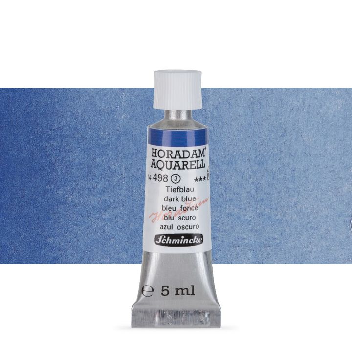 Schmincke Horadam akvarelne boje u tubi 5 ml – 498 tmavomodrá