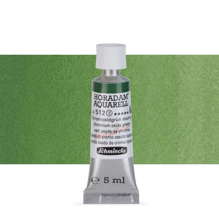 Schmincke Horadam akvarelne boje u tubi 5 ml – 512 krom oksid zelena