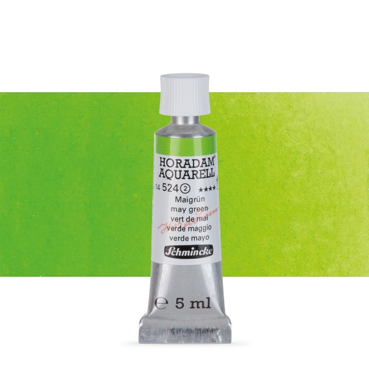 Schmincke Horadam akvarelne boje u tubi 5 ml – 524 may zelena