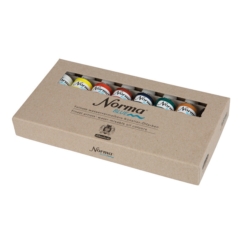 Schmincke NORMA Blue kartonski set, 8 x 35 ml