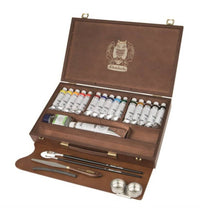 Drvena kutija Schmincke NORMA Professional, 15 x 35 ml + bijela 120 ml