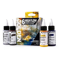 Set akrilnih boja Golden High Flow Drawing & Lettering 6 x 30 ml
