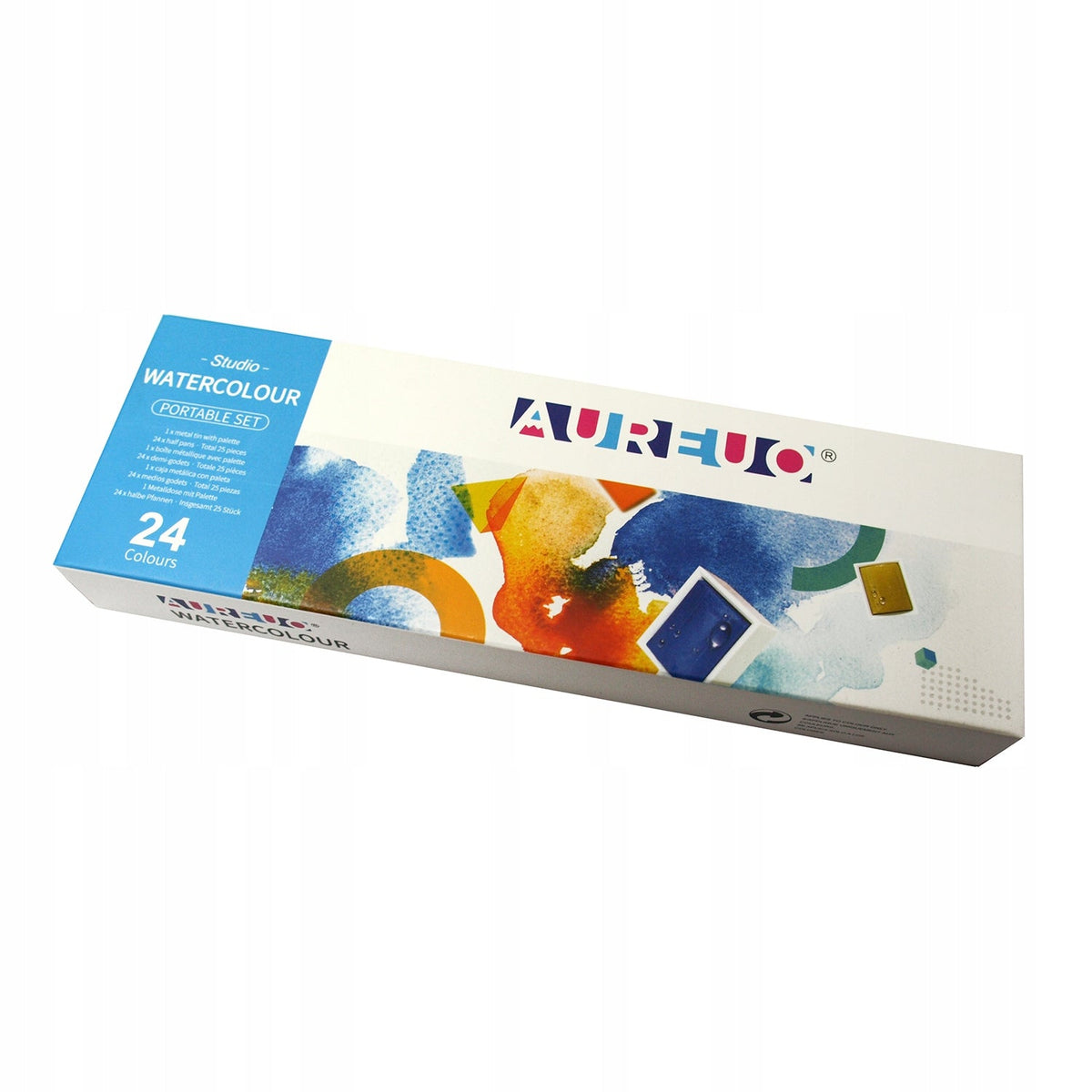 Set akvarelnih boja Phoenix Aureuo u metalnoj kutiji - 24 kom