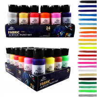 Set boja za tekstil Phoenix 12–24 x 59 ml